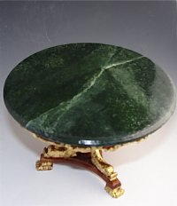 Green Marble Pedestal Table